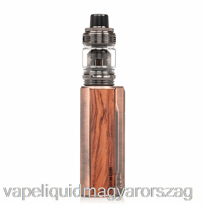 Voopoo Drag M100s Kezdőkészlet Antik Sárgaréz és Paduak Vape Toll